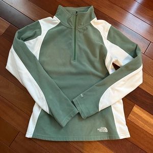TNF quarter zip pullover fleece